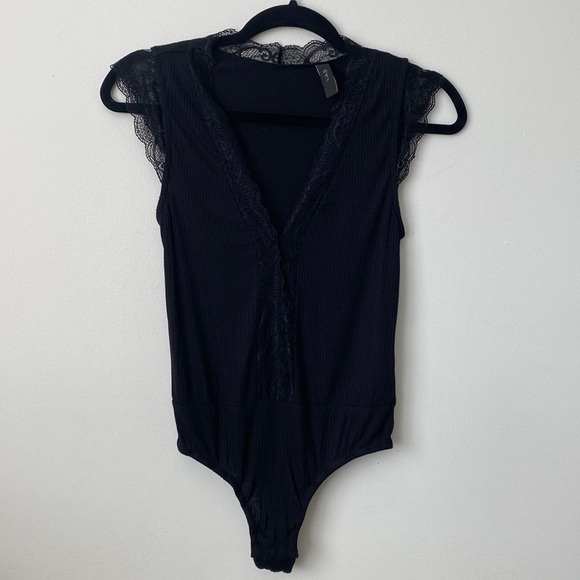 Y.A.S Black Lace Bodystocking Size Small - Picture 3 of 10